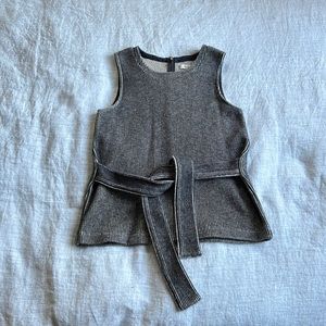 Madewell top with front tie size XS